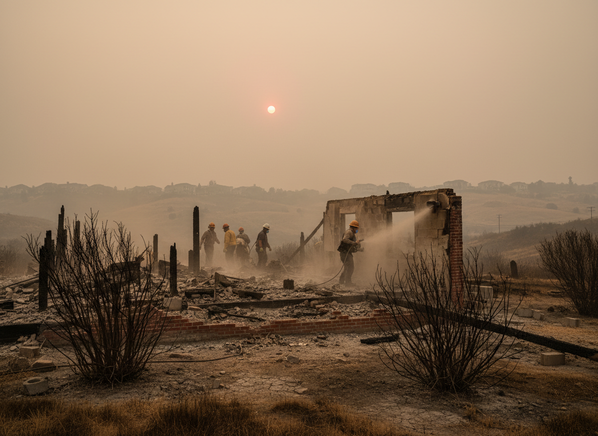Fire Damage Restoration in Encino