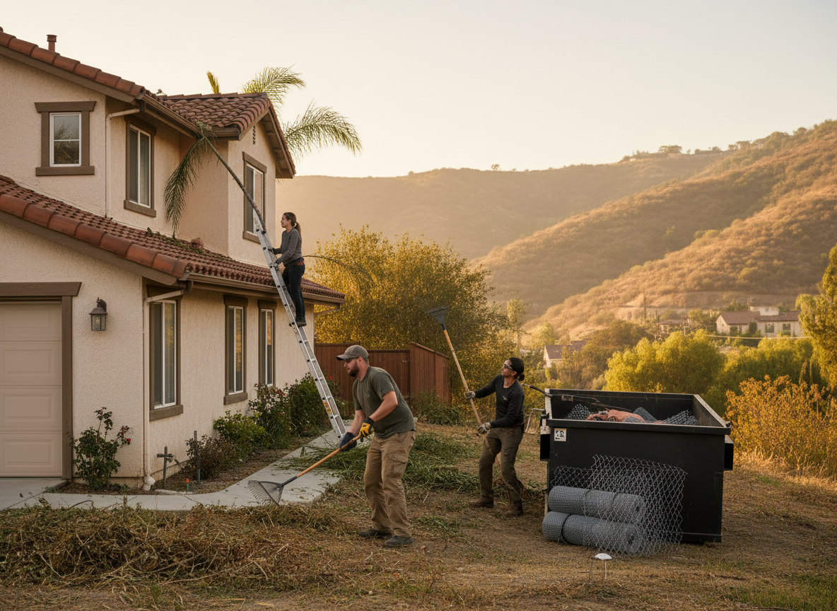 Preparing Winnetka Properties for Santa Ana Wind Fire Season
