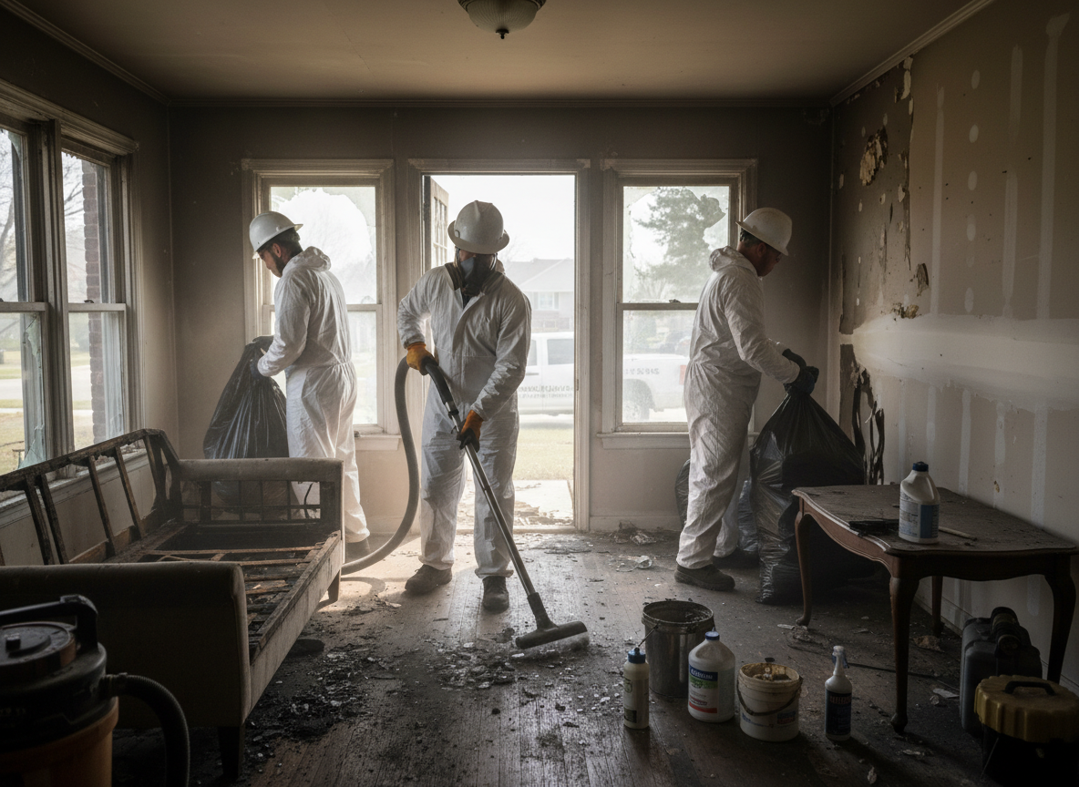 Fire Damage Restoration work by Fire Damage Restoration Winnetka in Winnetka, California