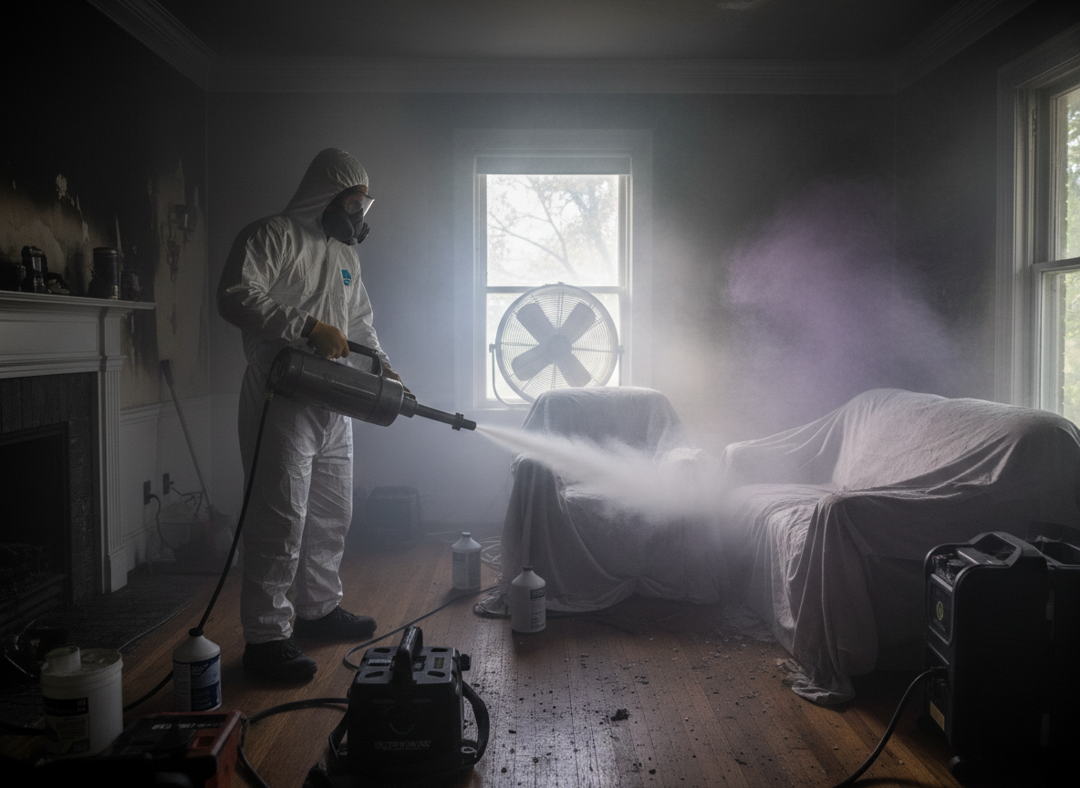 Odor removal after fire in Winnetka