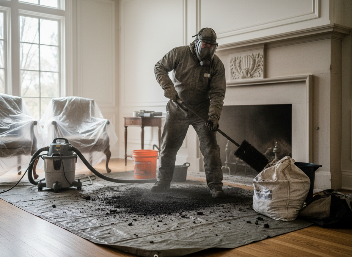 Soot removal in Winnetka